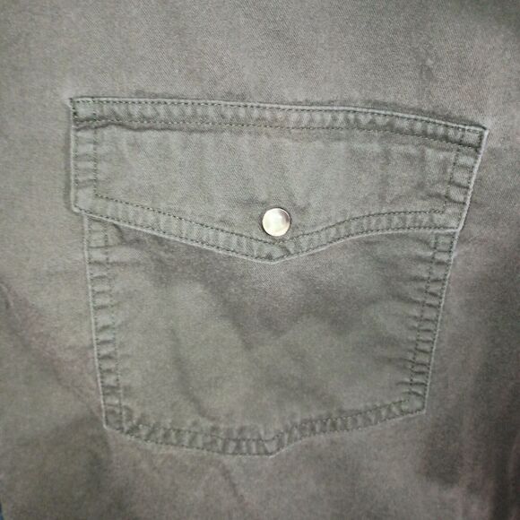 Vintage Wrangler Western Shirt Men’s XL Colorblock Snap Button Aztec Brushpopper - Picture 10 of 16